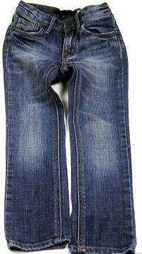 Modré riflové kalhoty zn. H&M