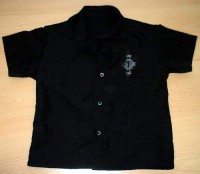 Černá košile s potiskem zn. Marks&Spencer