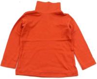Outlet - Oranžové triko s rolákem zn. Zara 