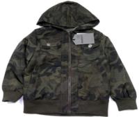 Outlet - Army šusťáková podzimní bunda s kapucí zn. Respect 