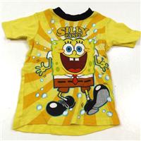 Žluté tričko se Spongebobem 