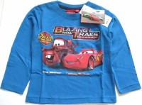 Nové - modré triko s Cars zn. Disney