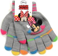 Nové - Šedé prstové rukavičky s Minnií zn. Disney
