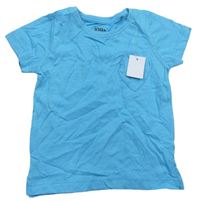 Modré tričko s kapsičkou zn. M&Co.