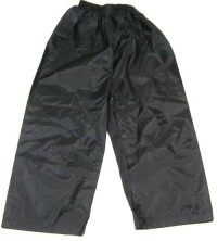 Černé nepromokavé kalhoty