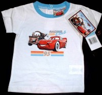 Outlet - bílé tričko s Cars zn. Disney