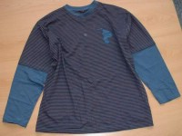 Pruhovano-modré triko s obrázkem zn. Next vel. 13 let