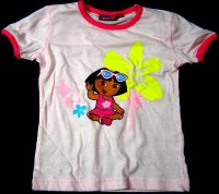 Outlet - Růžové tričko s Dorou
