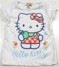 Outlet - Bílé tričko s Kitty zn. Sanrio 