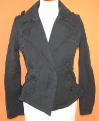 Dámský černý riflový kabátek zn. New Look
