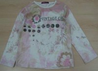 Růžovo-béžové triko s nápisem zn. George vel. 11/12 let