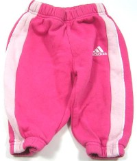 Růžové tepláčky s logem zn.Adidas