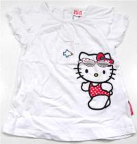 Outlet- Bílé tričko s Kitty zn. Sanrio 