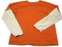 Oranžovo- béžové triko zn TU vel. 152