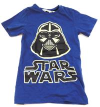 Modré tričko s potiskem Star Wars zn. H&M 