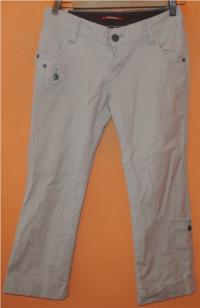 Dámské béžové plátěné kalhoty zn. Unionbay