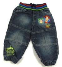 Tmavomodré riflové cuff kalhoty s Toy Story zn.George