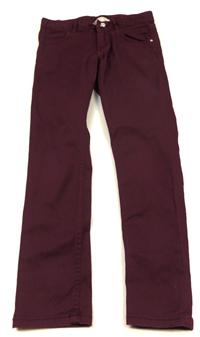 Fuchsiové riflové kalhoty zn.H&M