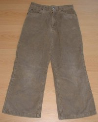 Béžové manžesrové kalhoty zn. George vel. 9/10 let