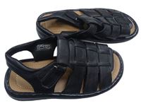 Pánské černé kožené sandály vel. 42