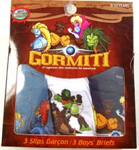 Nové - 3pack - slipy s Gormiti
