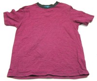 Růžovo-šedé pruhované tričko zn. Rebel