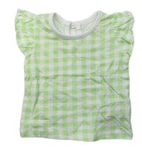 Zeleno-bílé kostkované tričko zn. Primark