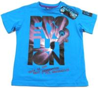Outlet - Modré tričko s nápisem Pro Evolution