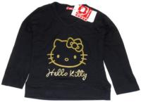 Outlet - Černé triko s Kitty zn. Sanrio vel. 164