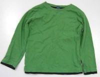 Zelené triko s kapsičkou zn. TU
