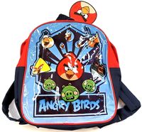 Nové - Modro-červený batoh s Angry Birds 