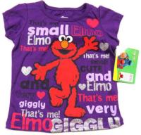 Outlet - Fialové tričko s Elmem 