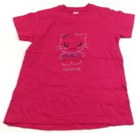 Růžové tričko s Hello Kitty 
