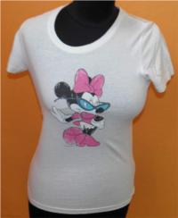 Dámské bílé tričko s Minnie zn. Disney vel. S