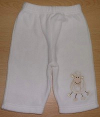 Smetanové fleecové kalhoty s obrázkem zn. Morris Mouse