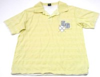 Žluté tričko s číslem a límečkem zn. Next, vel. 152