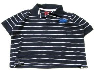 Tmavomodré pruhované tričko s límečkem zn. Marks&Spencer vel. 146/152 cm