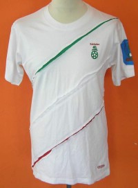 Pánské bílé tričko s proužky zn. Subbuteo