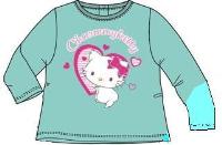 Nové - Tyrkysové triko s Kitty zn. Sanrio