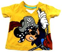 Žluté tričko s Mickeym zn. George 