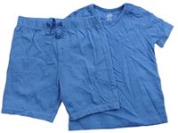 2set- modré tričko+ kraťasy zn. F&F