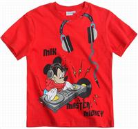 Nové - Červené tričko s Mickeym zn. Disney 