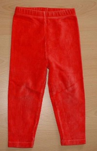 Červené sametové kalhoty zn. George