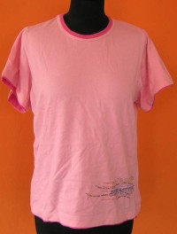 Dámské růžové tričko s nápisy zn. Resume