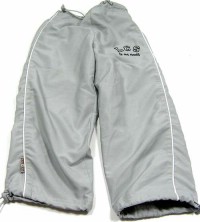 Šedé šusťákové oteplené kalhoty s logem zn.Le coq spotrif