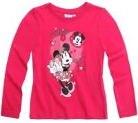 Nové - Malinové triko s Minnií a Mickeym zn. Disney