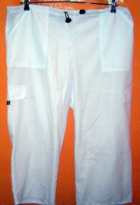 Dámské bílé šusťákové kalhoty zn. Dorothy Perkins