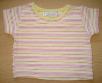 Růžovo- žluté pruhované tričko zn. Early days