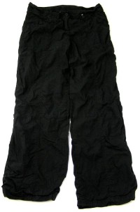 Černé plátěné oteplené kalhoty zn. Cherokee, vel. 164