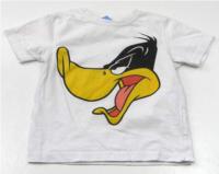 Bílé tričko s Daffym Duckem zn. George
